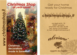Christmas Shop - Vendita articoli per Natale tutto l'anno 